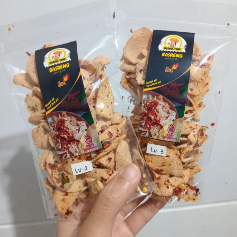 

NGEMILTIMEOFC. BASRENG PIPIH DAUN JERUK/BASRENG PIPIH PEDAS 1KG
