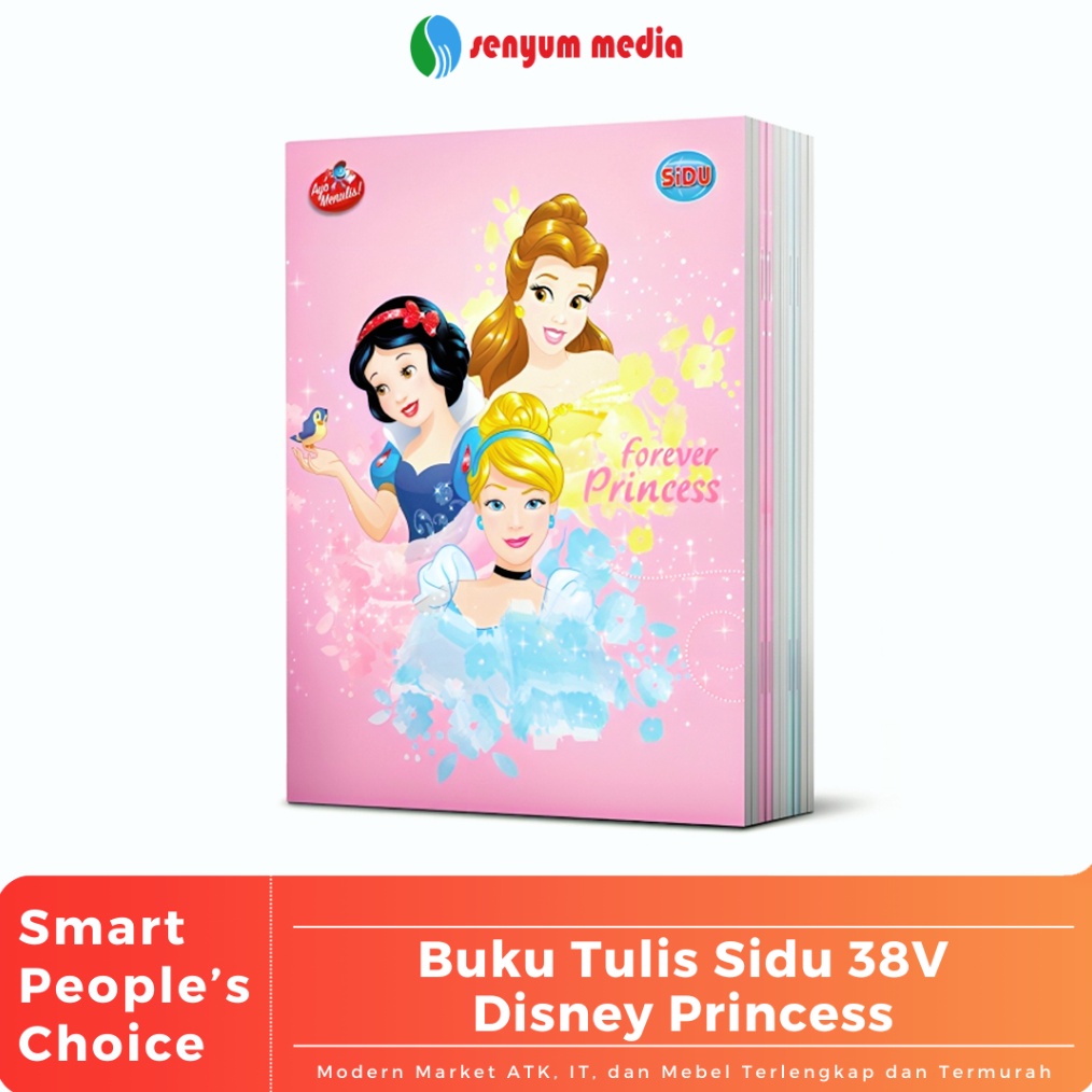 

Buku Tulis Sinar Dunia SIDU DISNEY PRINCESS 38 Lembar 1 Pack Isi 1 Buku SPAK KODE R3R3