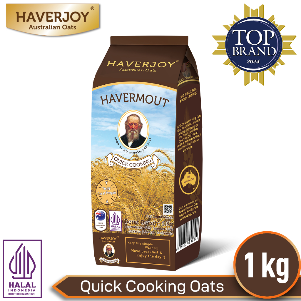 

Haverjoy Quick Cooking Oats 1 kg