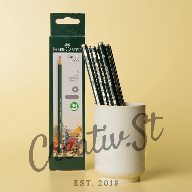 

16 pcs Faber Castell Pensil Komputer 9 6H Sampai 8B KODE Y5K4