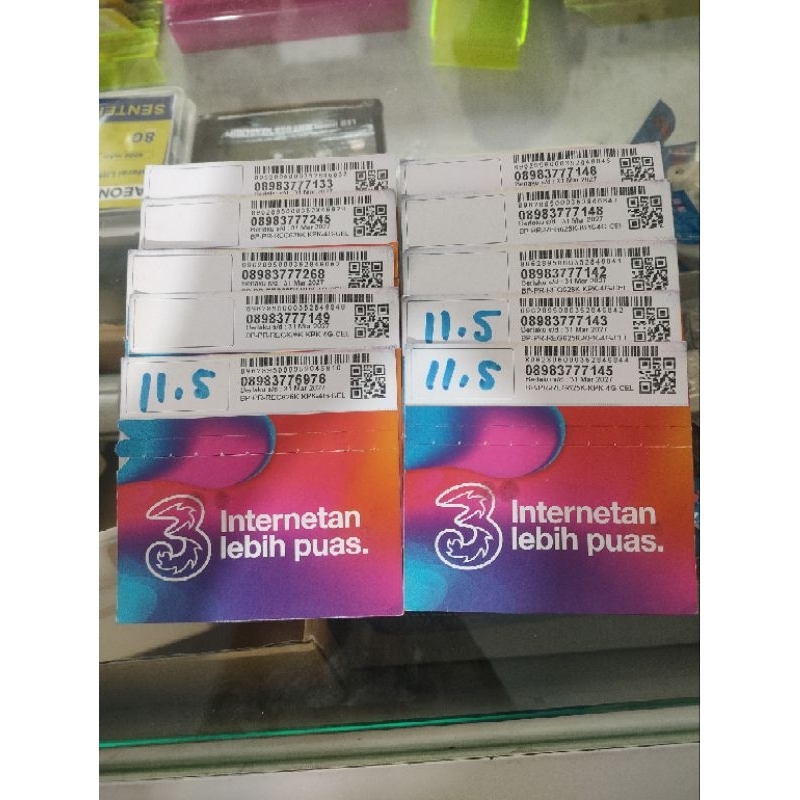 no cantik tri 11digit