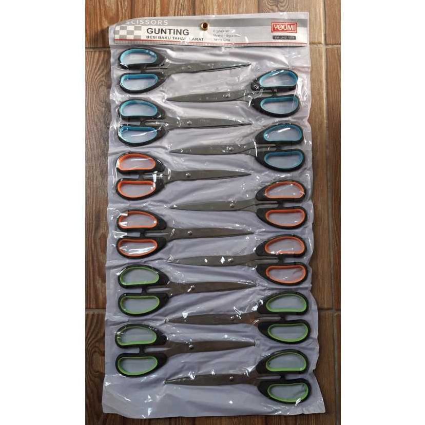 

Gunting JUMBO Merek YOUMI / Gunting JUMBO Serbaguna / 1 RENTENG (isi 12)