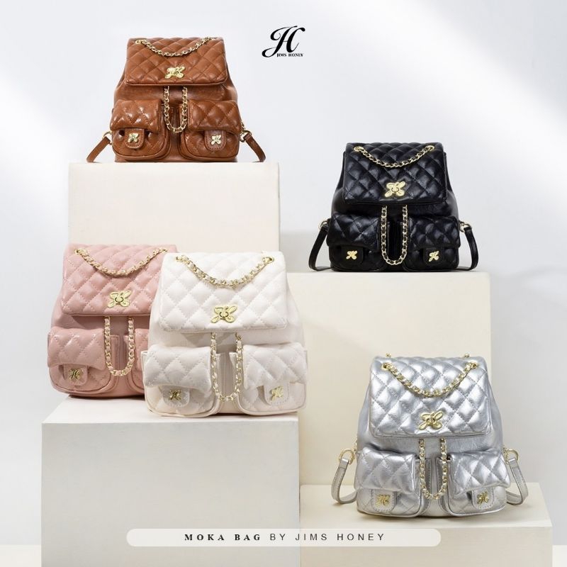 JIMS HONEY TAS RANSEL MINI MOKA BAG