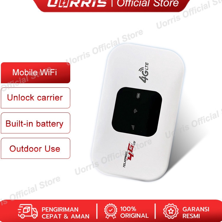 KODE A1U8 UORRIS MIFI MODEM WIFI 4G UNLOCK OPERATOR Perdana Telkomsel 15 Mbps 4G Portable Mobile WiF
