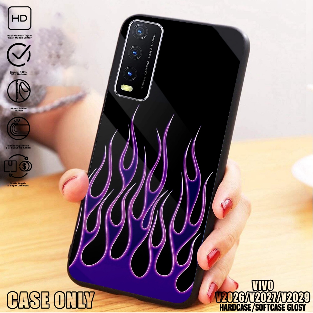 Case VIVO VIVO V2026 / V2027 / V2029 - Casing VIVO V2026 / V2027 / V2029 [ FIRE ] Silikon VIVO V2026