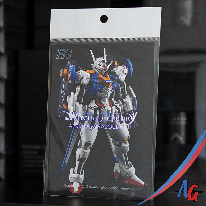 G-Rework HG Gundam Aerial + Mirasoul Flight Unit Water Decal Sticker