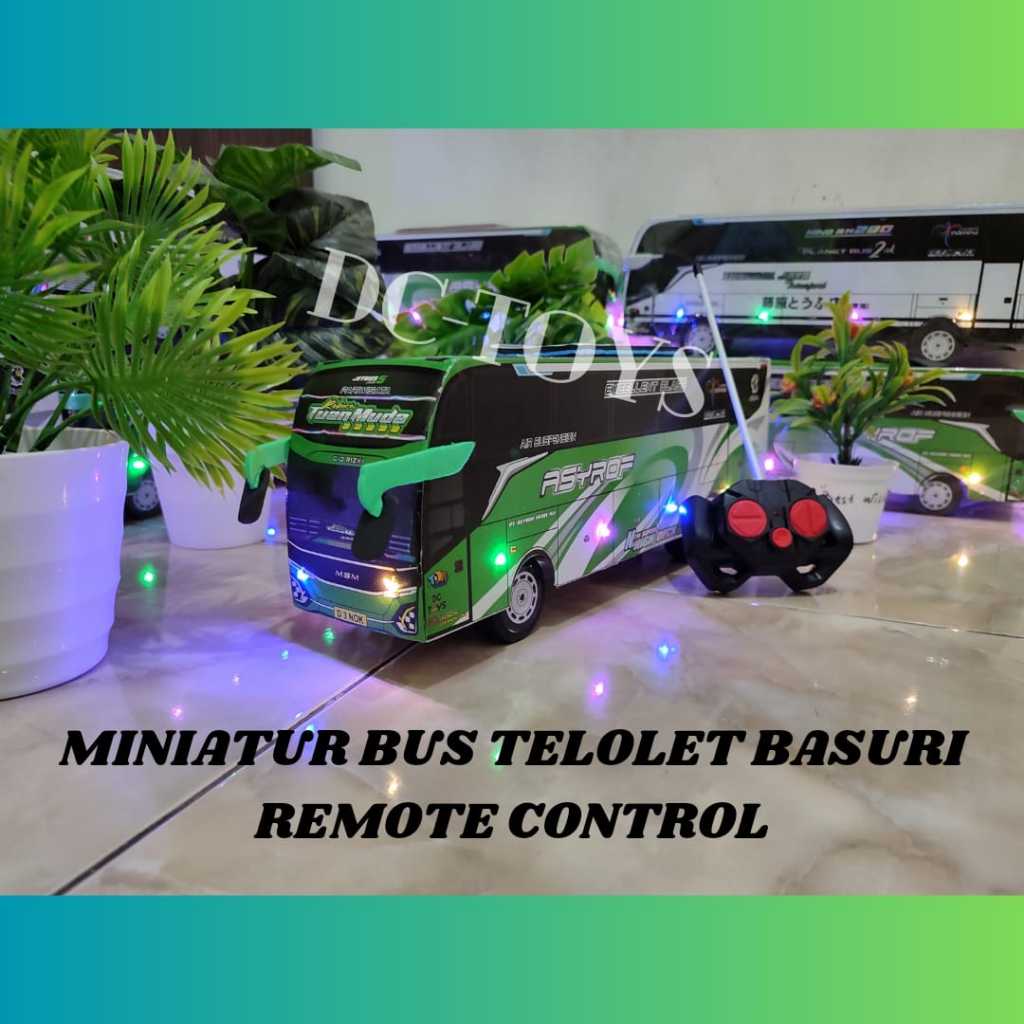 MINIATUR BUS TELOLET BASURI REMOT CONTROL TUAN MUDA ASYROF JB5