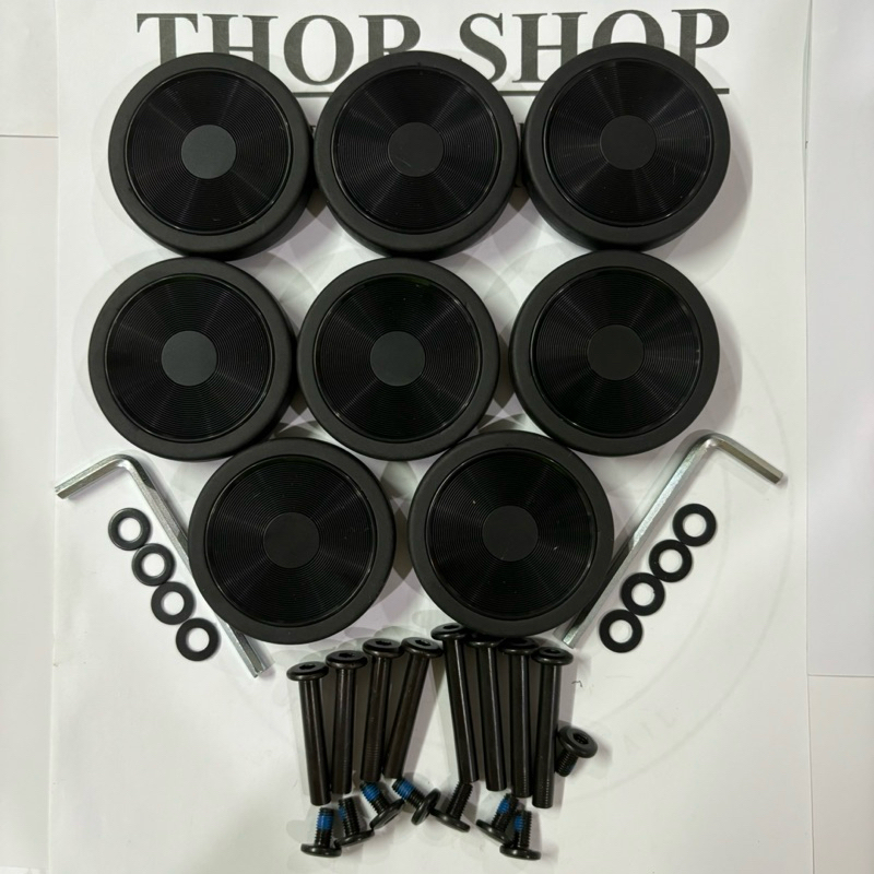 roda koper pengganti double wheel 55 mm full set slazenger delsey samsonite