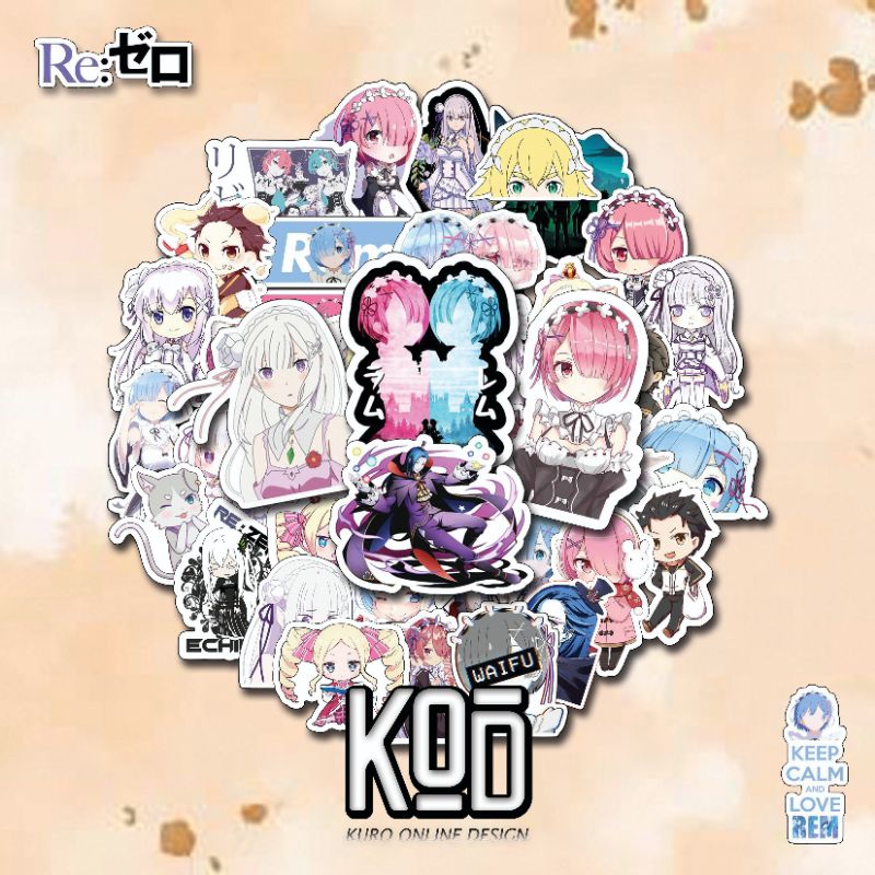 

Stiker Anime Premium Re;Zero. Glossy/Vinyl, Gambar HD Jernih, Anti air dan Tidak luntur.