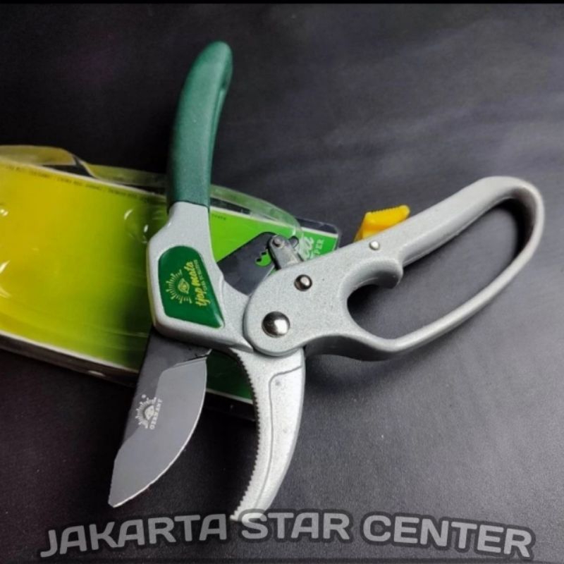 Gunting Potong Ranting Tjap Mata Germany 8 inch Gunting dahan Ranting Model Ratchet