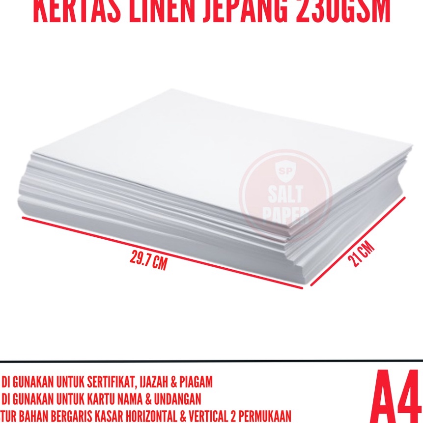 

KI3 Kertas Linen A4 23 gsm isi 1 lembar Kertas Sertifikat A4 Kertas Piagam Sertifikat A4 Kertas Sertifikat Linen A4 Kertas Kartu Nama