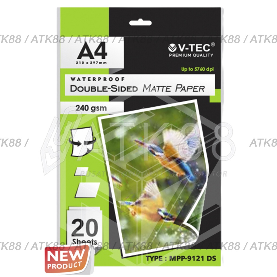 

Gila VTec Photo Paper Double Sided Matte A4 24gsm MPP9121 DS