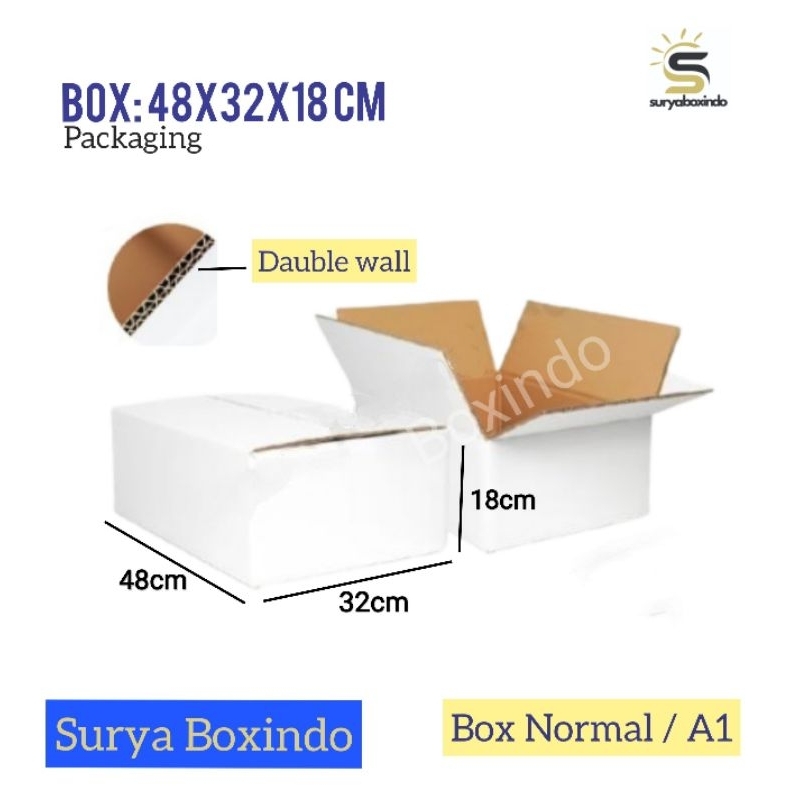 

Box Double wall 48x32x18 cm { sweden}/packing/kardus/boxnormal/tinggi18/A1