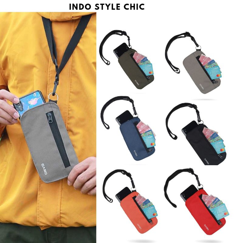 Tas dompet hp || Dompet gantung leher || Hangiang kartu HP slempang gantung sako