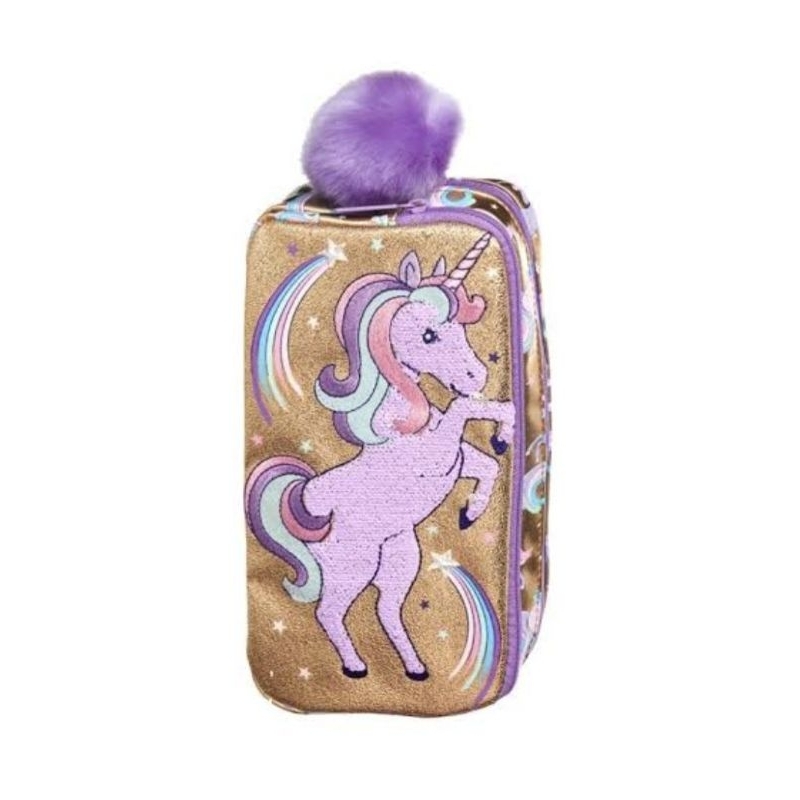 

Smiggle Lulu Character Scented Pom Pom Pencil case