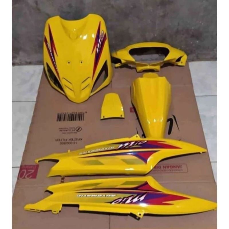 Bodi set mio sporty kuning body mio smile fullset mio lama kuning FULL SET BODY