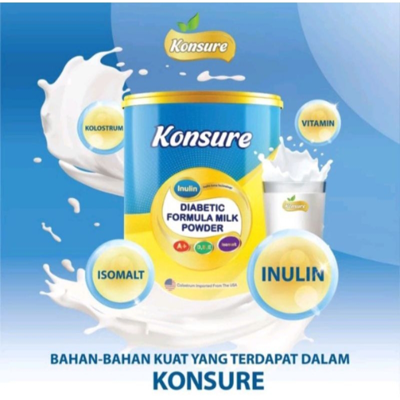 KONSURE SUSU DIABETES TURUNKAN GULA DARAH TINGGI | KONSURE SUSU DIABET