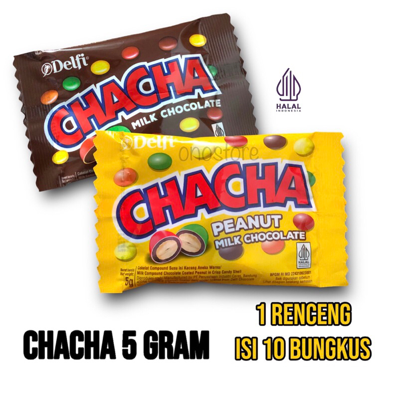 

Delfi CHACHA 5 gram Milk Chocolate/Peanut Milk Chocolate