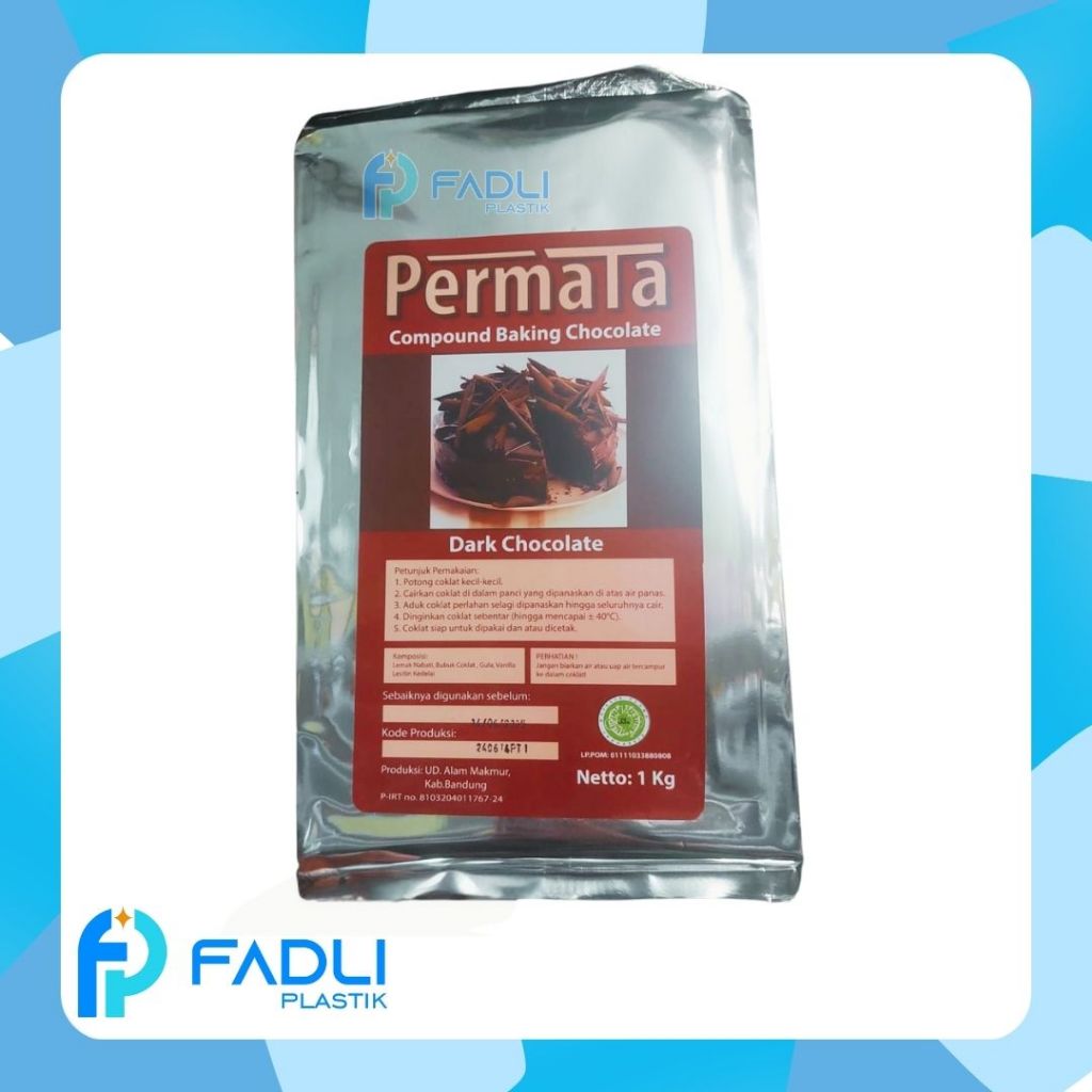 

Permata Dark Cooking Coklat DCC 1 KG / Coklat Batang