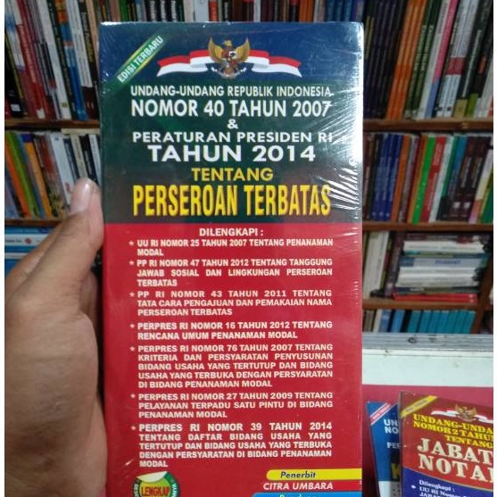 

KP8 Undangundang RI no 4 tahun 27 tentang perseroan terbatas