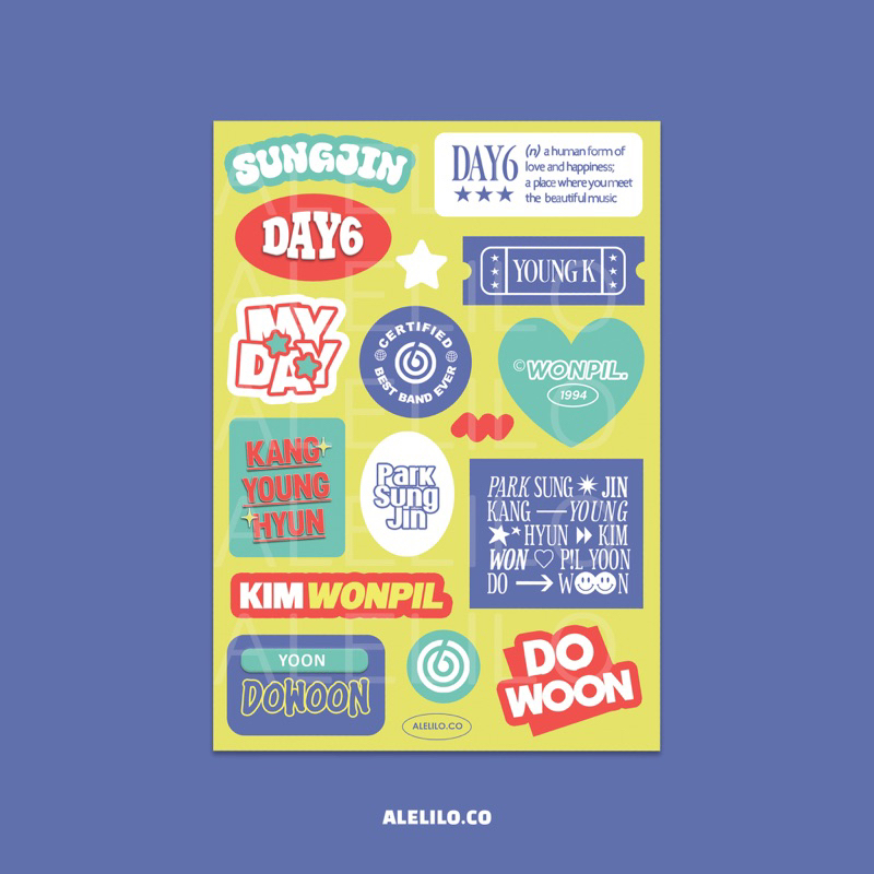 

DAY6 STICKER SET