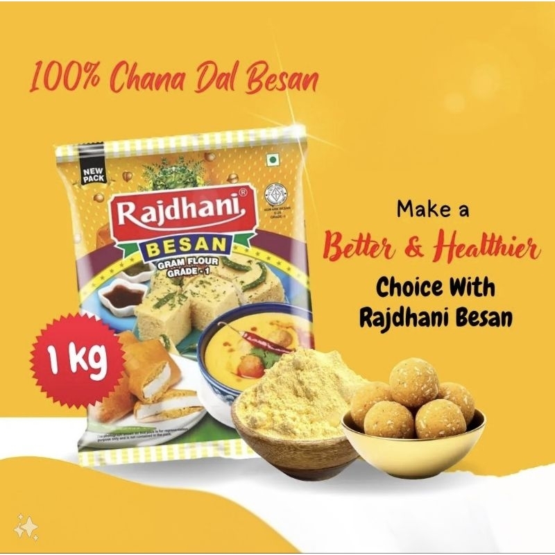 

Rajdhani Besan | Tepung Besan | Chickpea Flour | Gram Flour