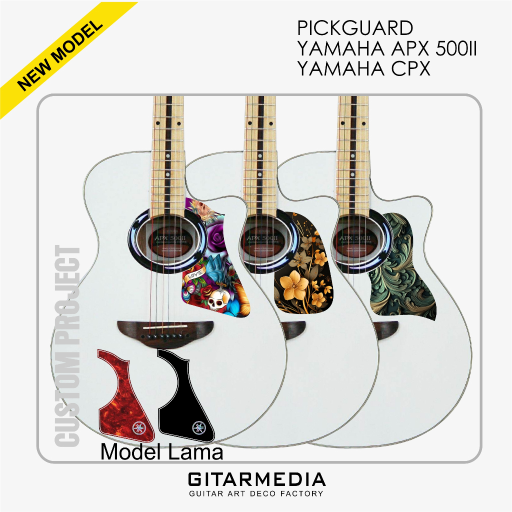 PICKGUARD GITAR AKUSTIK YAMAHA APX 500II PICKGUARD GITAR APX PIGUARD APX PICKGUARD YAMAHA CPX