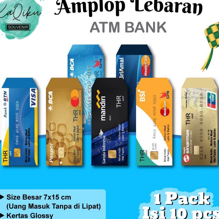 

KF7 Amplop Lebaran ATM Unik