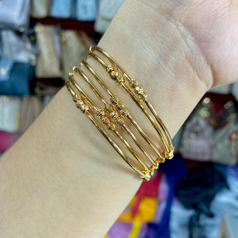 Keroncong Dubai Xuping Jewellry Set 6pcs Ukir Shilla - Keroncong Dubai Ketumbar Perhiasan