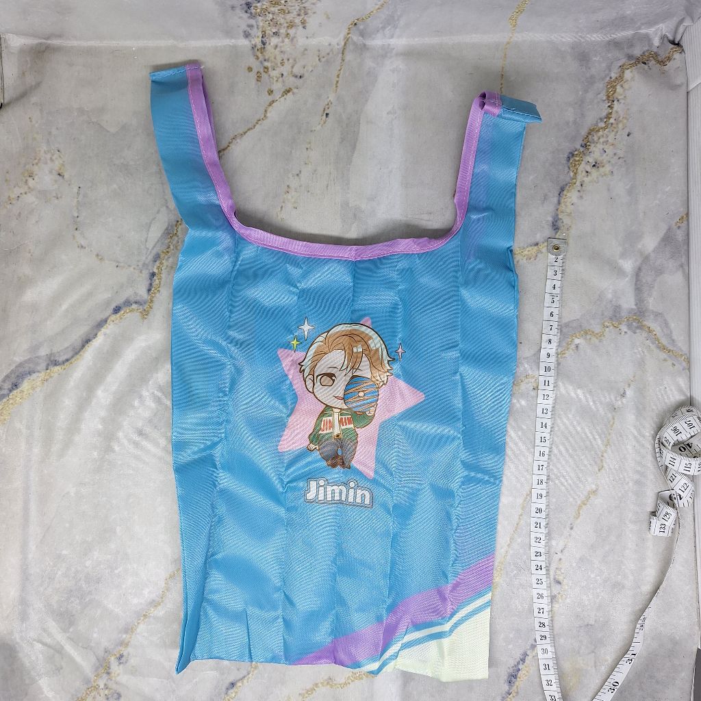 Tinytan Jimin Eco Bag Dynamite Tas Lipat BTS Gashapon Gachapon Gacha Tiny Tan