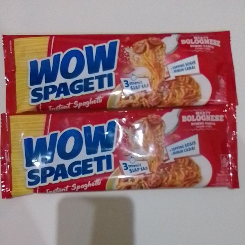 

WOW Spageti isi 6 bks / instant spaghetti mayora / bolognese