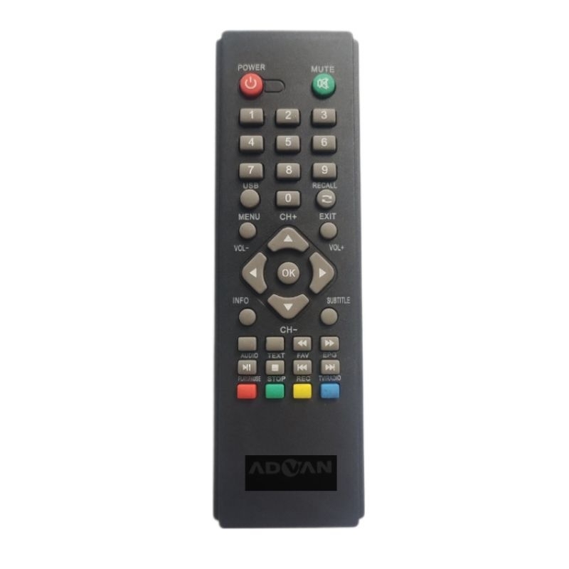 Remote Remot Set Top Box ADVAN DIGITV  ADVAN RTV Remot STB ADVAN