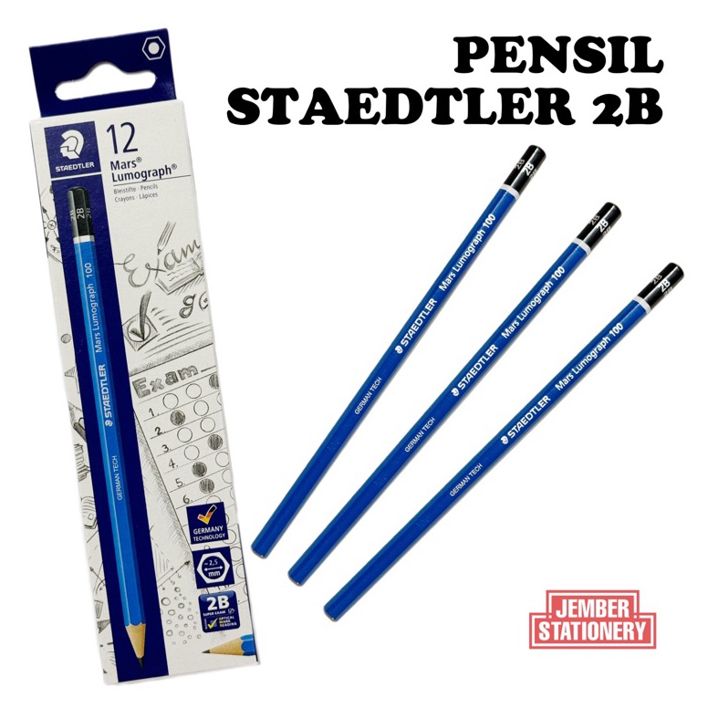 

12pcs Pensil Staedtler 2B KODE I4J4