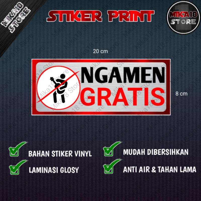 

STIKER NGAMEN GRATIS