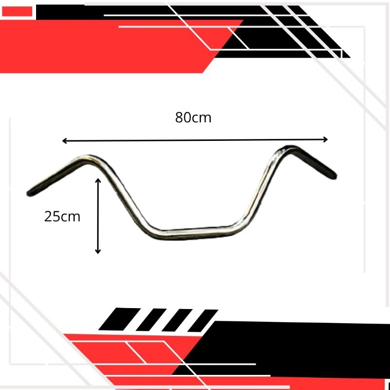 stang custom ketebalan 2,5mm, stang British, stang motor, setang custom, stang Chopper bobber, stang
