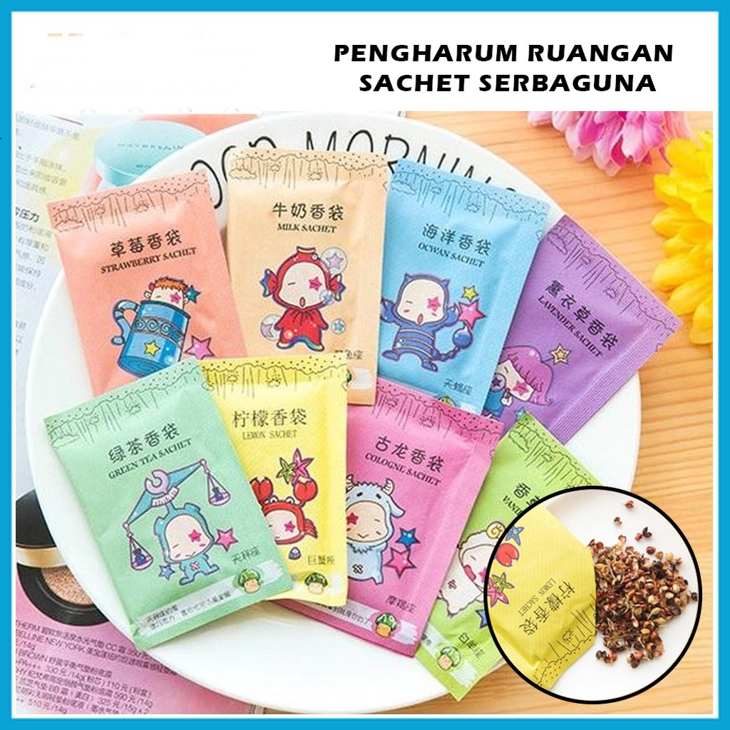ATA Aceh - Pengharum Ruangan Sachet Aromaterapi Parfum Ruangan Saset Mini Pewangi Lemari Rak Sepatu 
