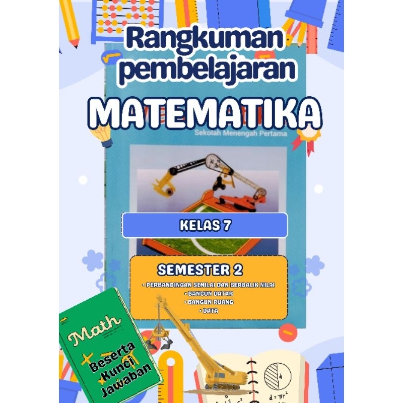 Rangkuman materi matematika kelas 7 semester 2 kurikulum merdeka. | #rangkumanmatematikakelas7