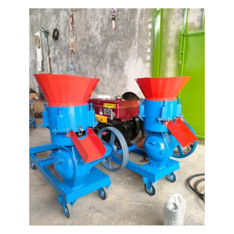 mesin cetak pelet vertikal roller 4 untuk ayam ikan unggas