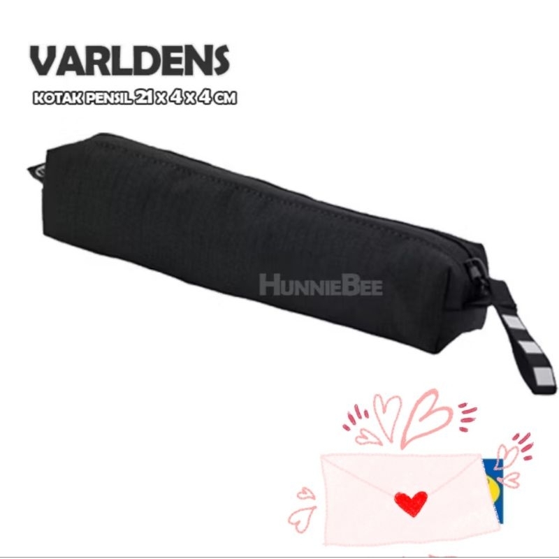 

Varldens Accessory Bag Black Ikea Tas Aksesoris Tempat Pensil Hitam Uk 21x4x4 Cm