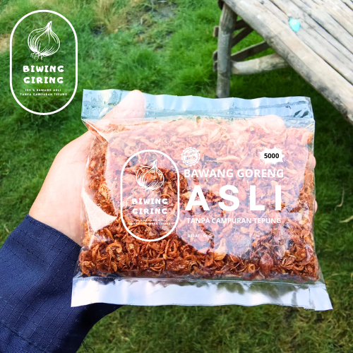 

Promo Bawang Goreng Asli Tanpa Campuran Tepung 50 Gram Guring & Renyah