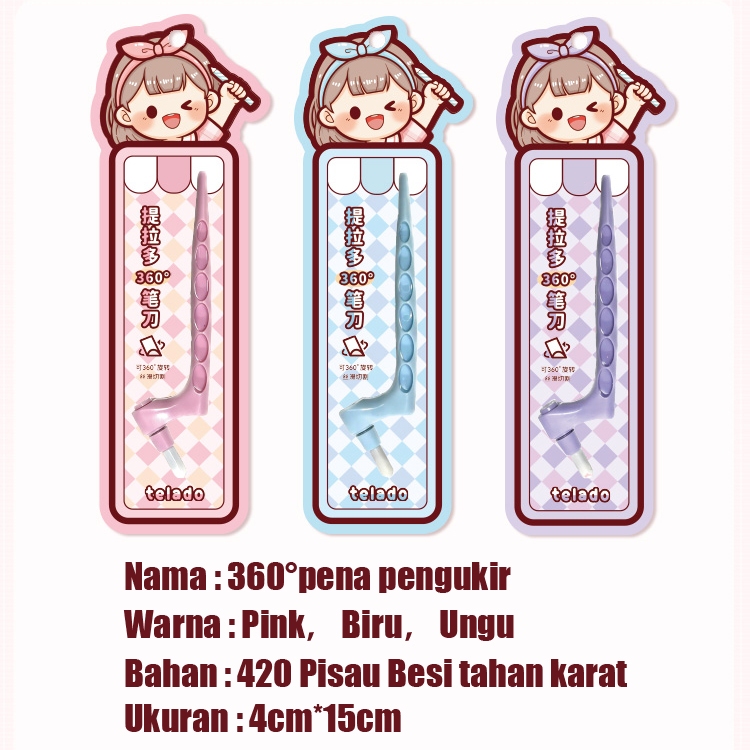 

gk TLD 360Pena pengukir Pulpen Pisau Alat Pemoyong Berbentuk Pena Cutter