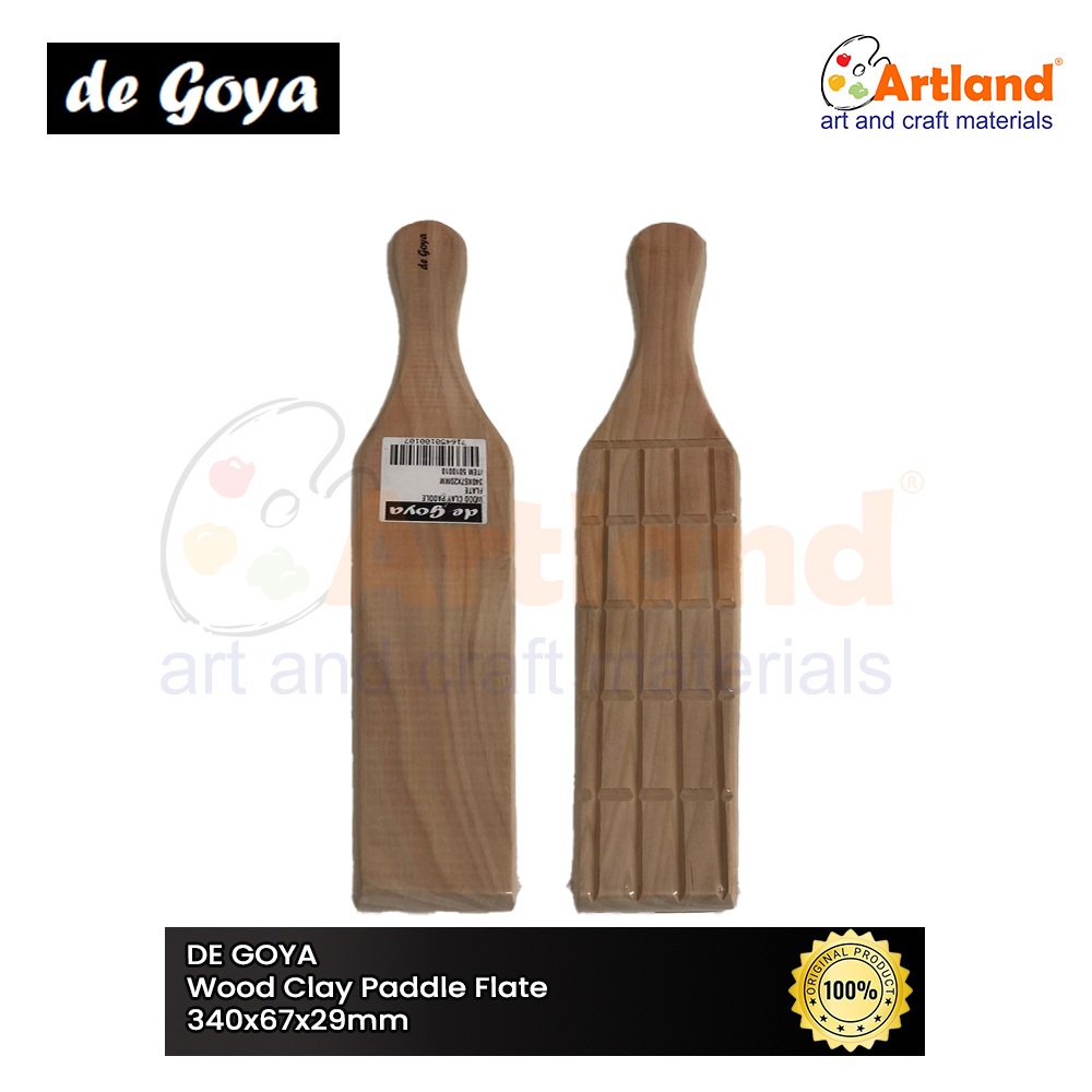 

De Goya Wood Clay Paddle Flate - 340x67x29mm