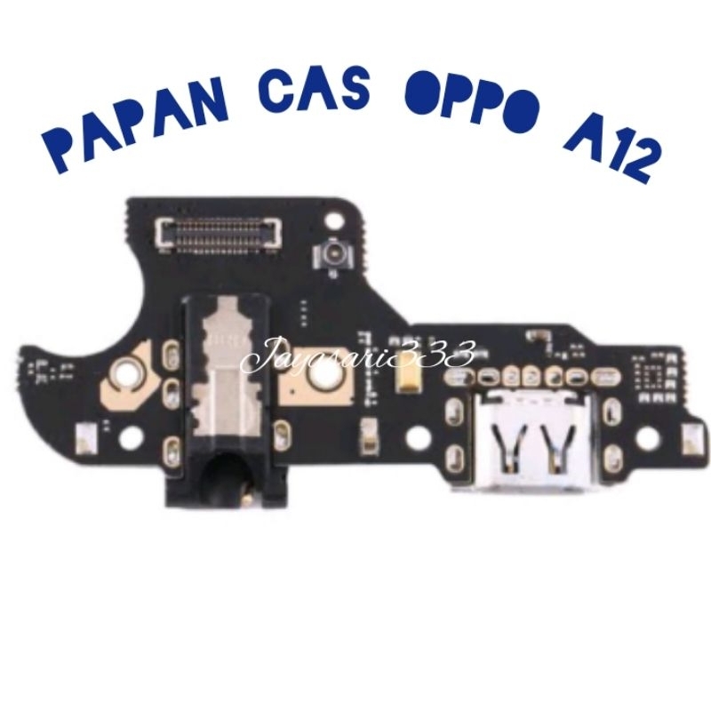 Papan cas oppo A12 ORI charger konektor Oppo a12 original full IC