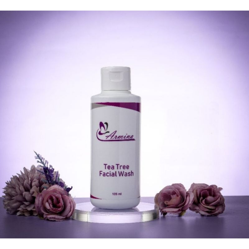 FACIAL WASH ARMINA TEA TREE (SABUN JERAWAT RINGAN DAN KULIT BERMINYAK)