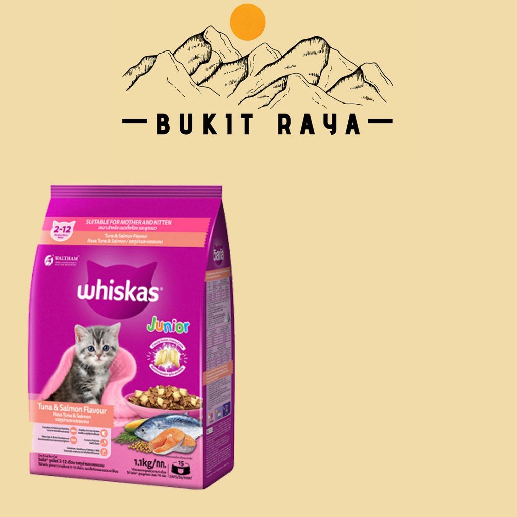 Whiskas Junior Tuna Salmon 1.1kg