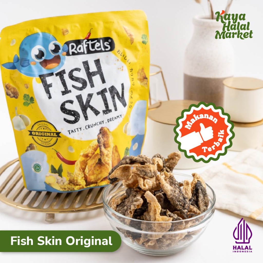 

Fish Skin - Kulit Ikan Snack Crispy Original & Spicy Kaya Halal Market