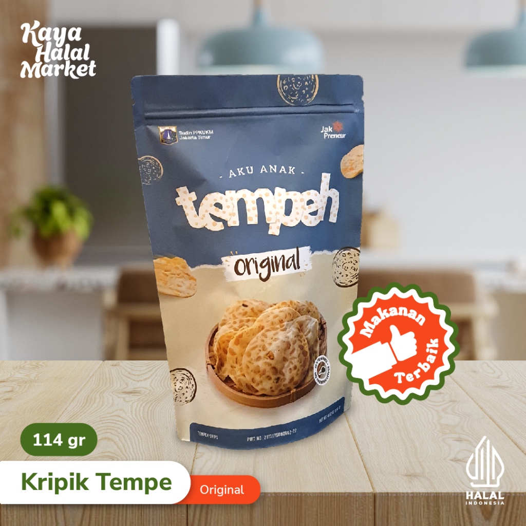 

Keripik Tempe Original Spicy Gurih Renyah Crispy Kaya Halal Market