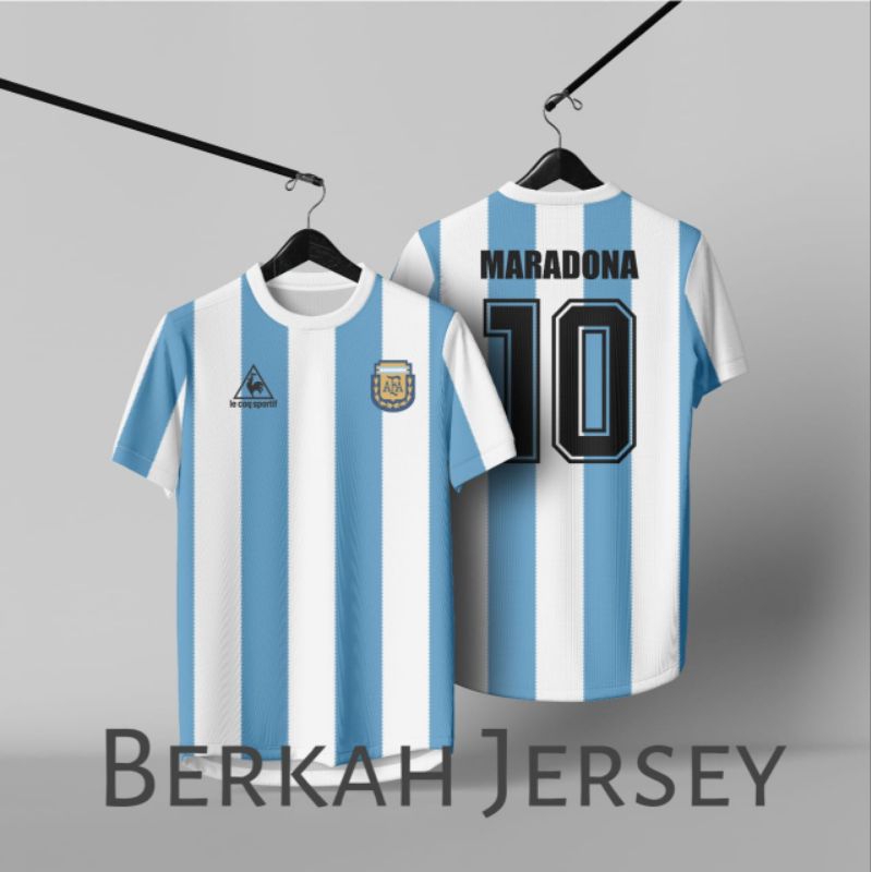Jersey Argentina 1986 Maradona Fullprinting