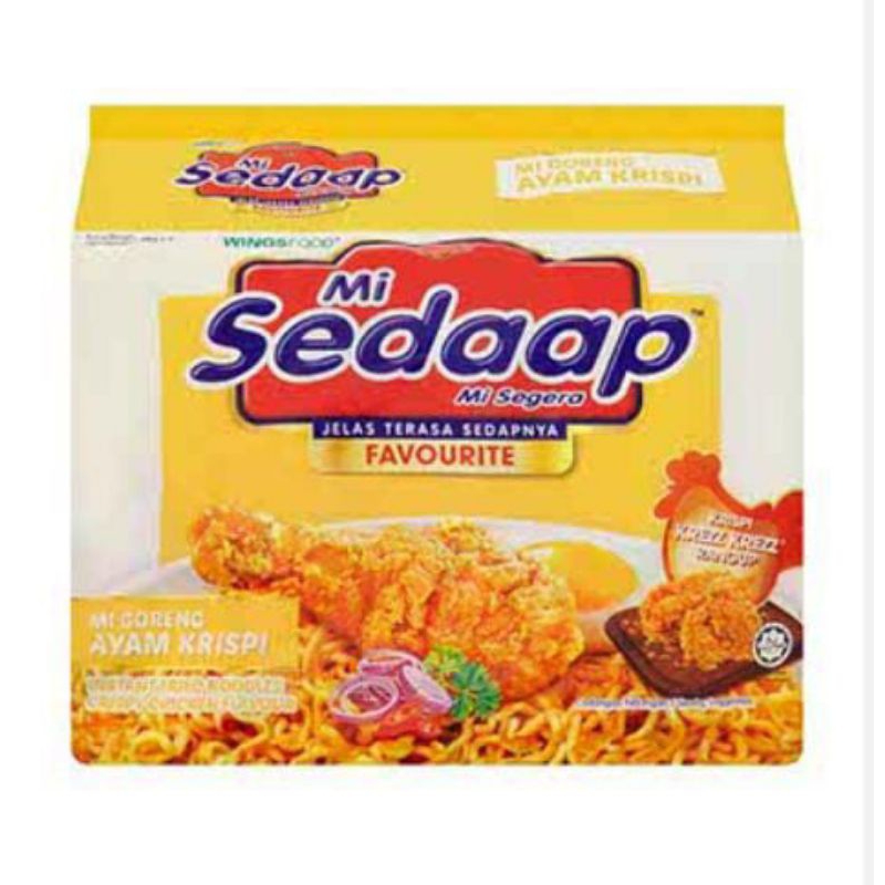 

mie sedap ayam krispi