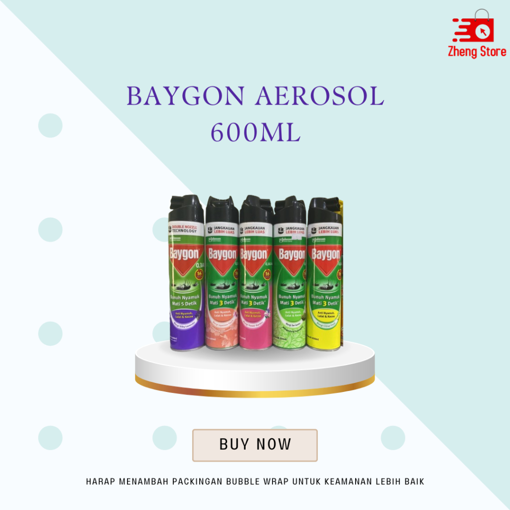 Baygon Aerosol 600ml All Varian